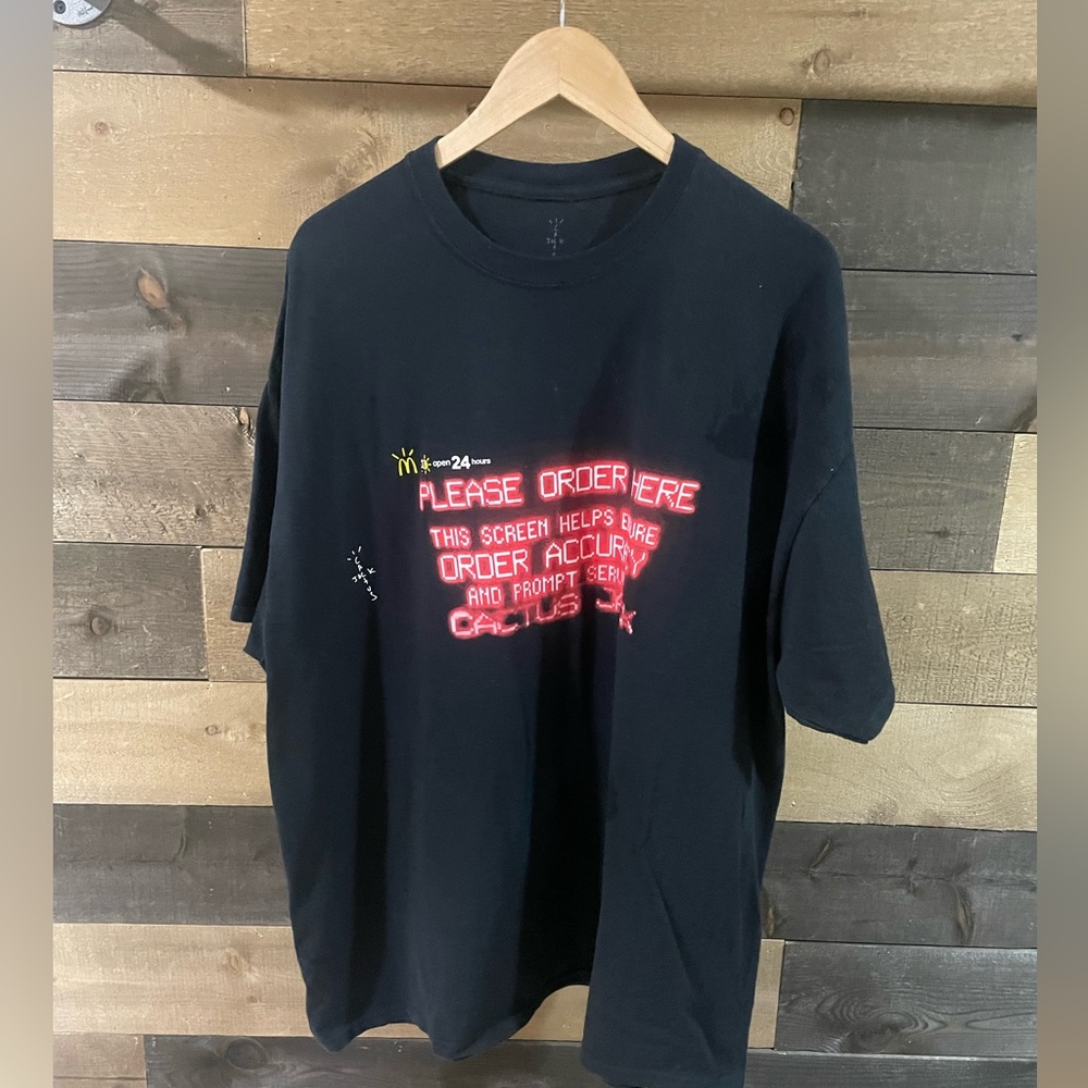 Travis Scott x McDonald’s Order Here T-Shirt